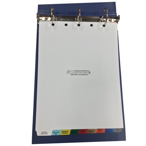 Omnimed Med Chart Divider Set, 14Tab Preprinted Chart Dividers W/Top Open, PK10 220915 - main